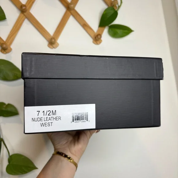 J/SLIDES West Nude Leather Platform Shoes - Picture 10 of 13